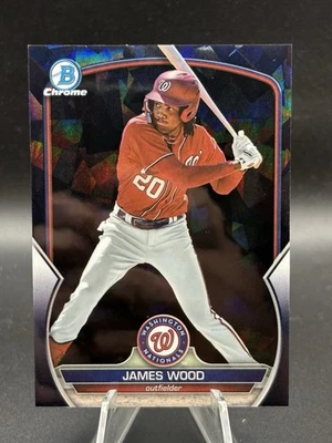 2023 Bowman Chrome Draft Sapphire - James Wood Black /10 #BDC-70 - Image 1 of 2