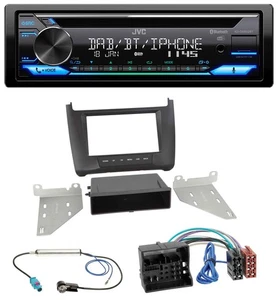 JVC Bluetooth MP3 USB DAB CD Autoradio für VW Polo (ab 2014) - schwarz - Bild 1 von 9