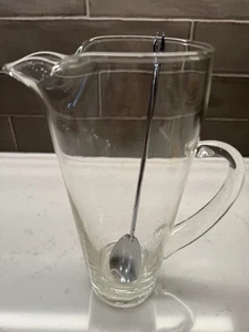 🍸 Brocca da cocktail vintage anni 60 soffiata a mano – Mid-Century Moderna (MCM) perfetta - Foto 1 di 8