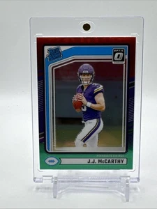 JJ McCarthy 2024 Panini Donruss Optic Preview Red Green Rookie RC Vikings - Bild 1 von 1