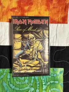 Iron Maiden Piece of Mind Cassette Tape Heavy Metal Rock 1983 XDR Rare Vintage - Picture 1 of 4