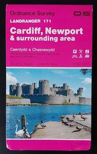 Ordnance Survey Landranger Map 171: Cardiff, Newport & surrounding area (1991). - Picture 1 of 16