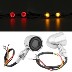 Luz de freno LED de señal de giro para motocicleta para Harley Honda Bobber Café Racer - Imagen 1 de 14