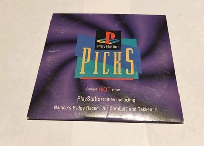 Disco de demostración Sony Playstation Picks CD púrpura PS1 Ridge Racer, Air Combat, Tekken Foto 1 de 4