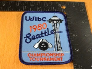 M2-68 WIBC 1980 CHAMPIONSHIP TOURNAMENT PATCH - SEATLE - Picture 1 of 2