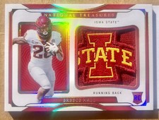 2022 National Treasures BREECE HALL ROOKIE Patch Auto Booklet RC RPA 2/5 💥🏈🔥