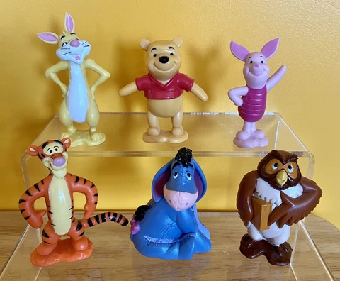 2000 Edition Fisher Price Disney Winnie the Pooh Collectible Figures - Lot of  6 Cover