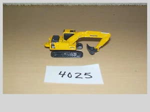 Komatsu PC210 N Scale Excavator Crawler w/Claw Digger Diecast Yellow - Picture 1 of 6