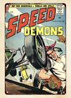 1950S Speed Demons Comic Car Racing Thrills Spills Metal Tin Sign Bedroom Themes