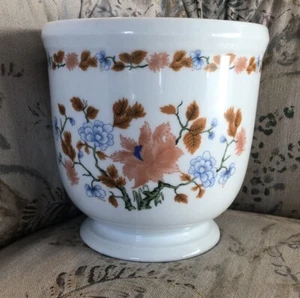 Mottahedeh Vista Alegre Portugal Planter With Floral Design 6” Vintage 1970s - Picture 1 of 17