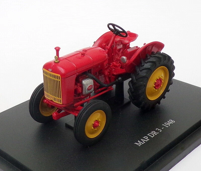 Hachette 1/43 Scale Model Tractor HT026 - 1948 MAP DR3 - Red - Image 1 of 3