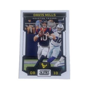 2023 Score Football Davis Mills  Card #1 Houston Texans