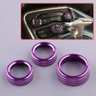 Purple Air Conditioner Switch Knob Ring Trim Fit For Dodge Charger Challenger