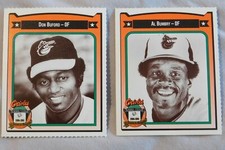 1991 Coca Cola Crown Baltimore Orioles A to D Baseball Card Pick one