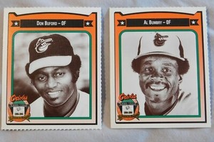 1991 Coca Cola Crown Baltimore Orioles A to D Baseball Card Pick one