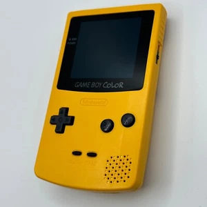 Nintendo Gameboy Color Original OEM Pusteblume Gelb mit OLED Touchscreen OSD - Bild 1 von 11