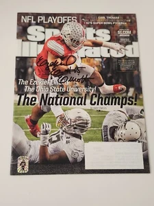 EZEKIEL ELLIOTT Signed Sports Illustrated Magazine Personal COA ONLY HOLOGRAM - Picture 1 of 5