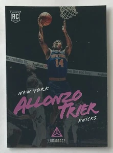 2018-19 Panini Chronicles baloncesto Allonzo Trier Knicks rosa luminancia radiocontrol #148 - Imagen 1 de 2