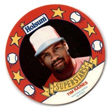 1990 Holsum Bread Super Stars Discs #2 Tim Raines  Montreal Expos B1I