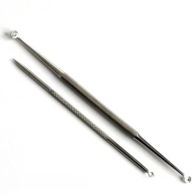 2er Gesichtspflege Set Komedonenheber Komedonenquetscher Mitesserentferner NATRA