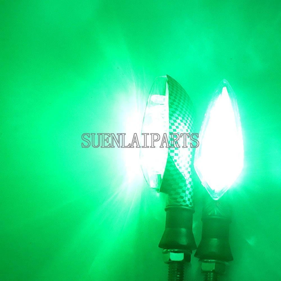 Пластиковые мини-сигналы поворота 4,9 дюйма для Kawasaki KZ 550 650 750 1000 1100 1300 - Изображение 1 из 4