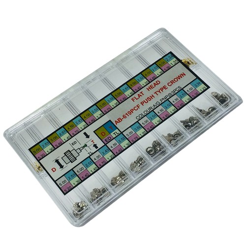 Stainless Steel Chronograph Button Drive Watch Pusher Flat Head Push