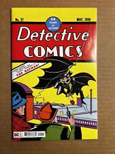 DETECTIVE COMICS #27 FACSIMILE EDITION REPRINT 1ST APPEARANCE BATMAN DC NM