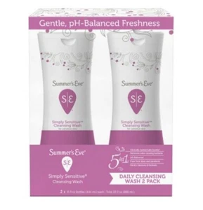 Summers Eve Cleansing Wash,  Simply Sensitive 15 Oz (Pack of 2) - Picture 1 of 3