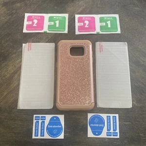 Custodia Galaxy S7 con protezione schermo HD, LeYi Glitter Bling carina ragazze donne - Foto 1 di 7