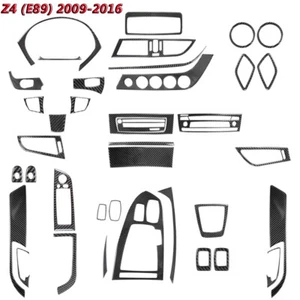 Carbon Fiber Full Interior Panel Decorative Kit Cover Trim For BMW Z4 E89 09-16 - Picture 1 of 8