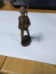 Elastolin 3" Toy Soldiers Lot of 5 Made In Germany Sniper Composition Vintage - Picture 1 of 5