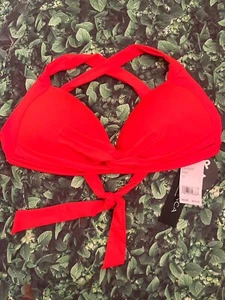 LA BLANCA Bügel Twist gepolsterter Bikini-BH Gr. 12 rot - Bild 1 von 1