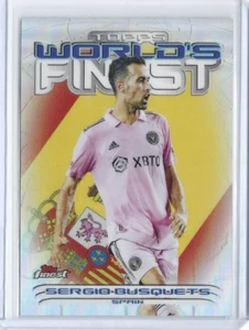 Sergio Busquets Inter Miami CF 2023 Finest MLS World’s Finest #WF-3 - Picture 1 of 1