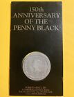 1990 Isle of Man 150 Jahre Penny schwarze Münze