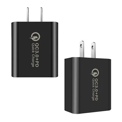 适用于 LG Velvet V60 V50 V40 ThinQ 5G 18W 快速 USB+ C 型壁式车载充电器电缆 — 第 1/4 张图片