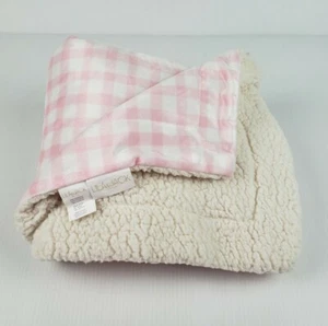 Manta a Cuadros Rosa Lila and Jack 30" x 39" Bebé Infante Sherpa - Imagen 1 de 5