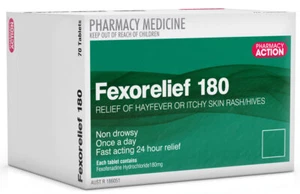 FEXORELIEF 180MG SAME AS TELFAST 180MG) (BEST PRICE) CHOOSE QUANTITY -FEX- - Picture 1 of 9
