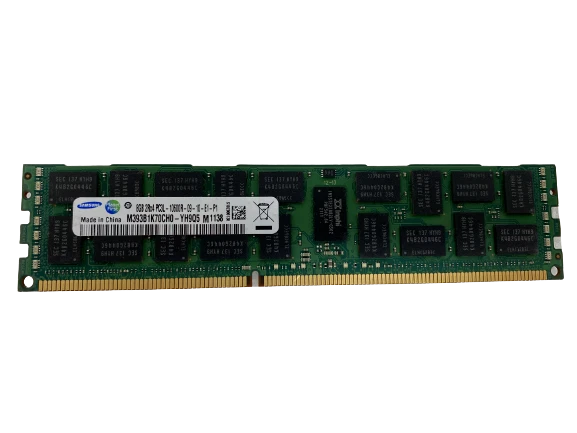Lot of 5x 8GB Samsung 2Rx4 PC3L-10600R DDR3-1333 ECC Memory M393B1K70CH0 -YH9Q5 - Image 1 of 1