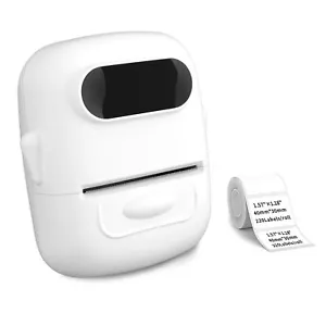 Barcode Label Printer P50 Portable Bluetooth Thermal Mini Label Maker Printer... - Picture 1 of 9