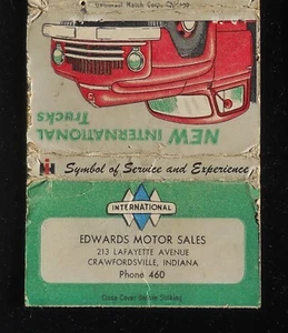Teléfono de camiones internacionales IH Edwards Motor Sales de la década de 1950 460 Crawfordsville en caja original - Imagen 1 de 2