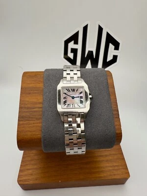Cartier Santos Demoiselle W25064Z5 acero inoxidable esfera mop cuarzo 20 mm Foto 1 de 4
