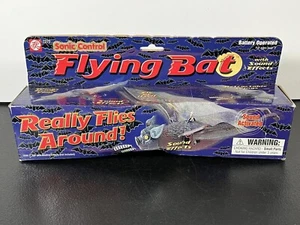 VINTAGE Sonic Controlled Flying Bat Sound Activated Effects Halloween Decor NEW - Picture 1 of 5
