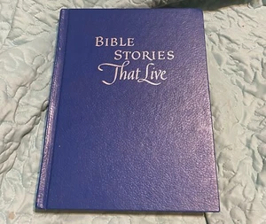 Bible Stories That Live, Vintage Illustrated Book Children’s Studies Religion - Picture 1 of 5