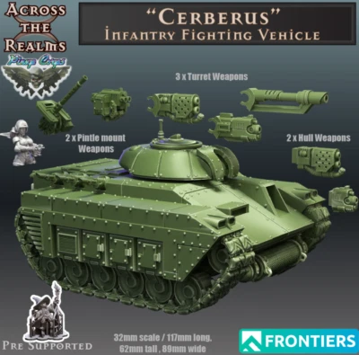 ACROSS THE REALM Cerberus lord chimera IFV tank
