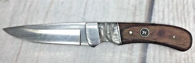 Cuchillo de hoja fija Winchester asas de madera y perlas sintéticas Foto 1 de 4