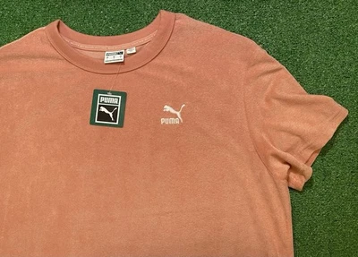 Camiseta Puma Classics Toalla Para Hombres Grande Roseta Terry Tela Nueva Con Etiquetas Foto 1 de 4