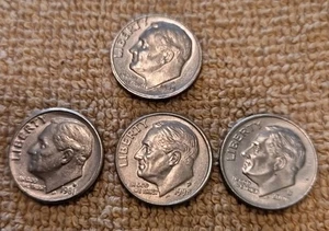 USA One Dime, 4 Münzen  - Bild 1 von 2
