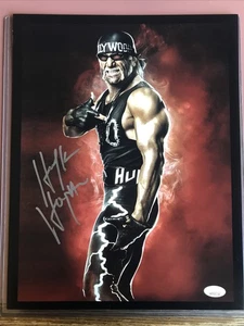 Foto autografiada firmada por Hulk Hogan 11x14 autenticada por JSA - Imagen 1 de 5