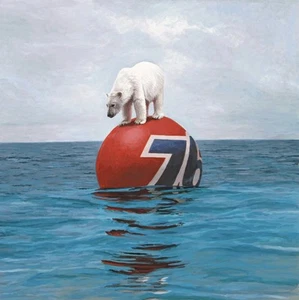 Josh Keyes ‘Drift’ Tiny Showcase Print Polar Bear Rare - Picture 1 of 3