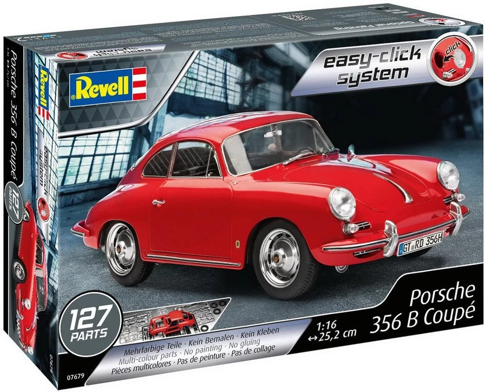 Oldtimer 1:16 Revell 07679: Porsche 356 B Facile Clic - Immagine 1 di 1